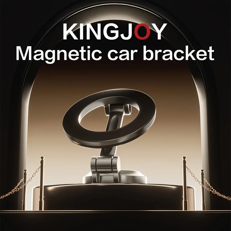 Автомобильный держатель KINGJOY для мобильного телефона Magsafe с магнитной присоской, 2024, новый складной высококачественный навигационный автомобиль Apple, специальный