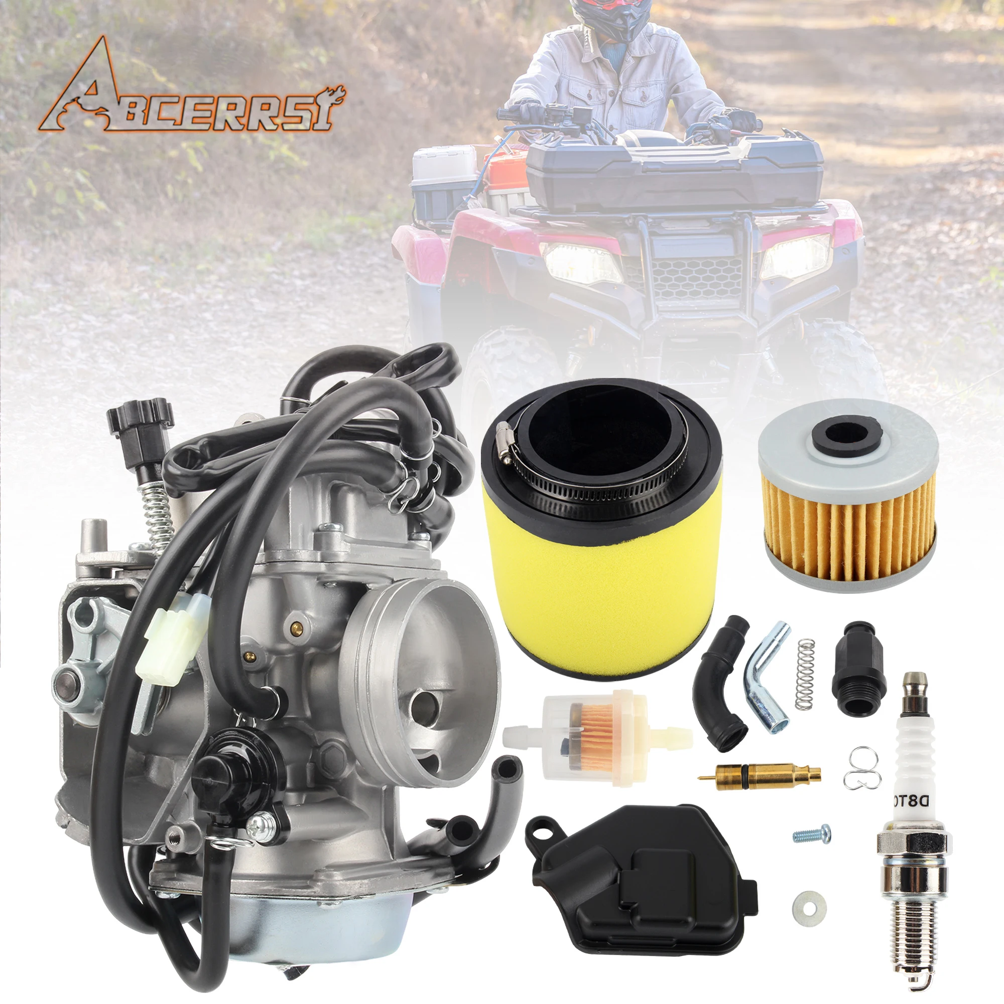 

ATV UTV Motorcycle Carburetor Set For Honda Rancher 350 TRX350 350ES 350FE 350FMTE 350TM 2000-2006 Motocross Engine Spare Parts