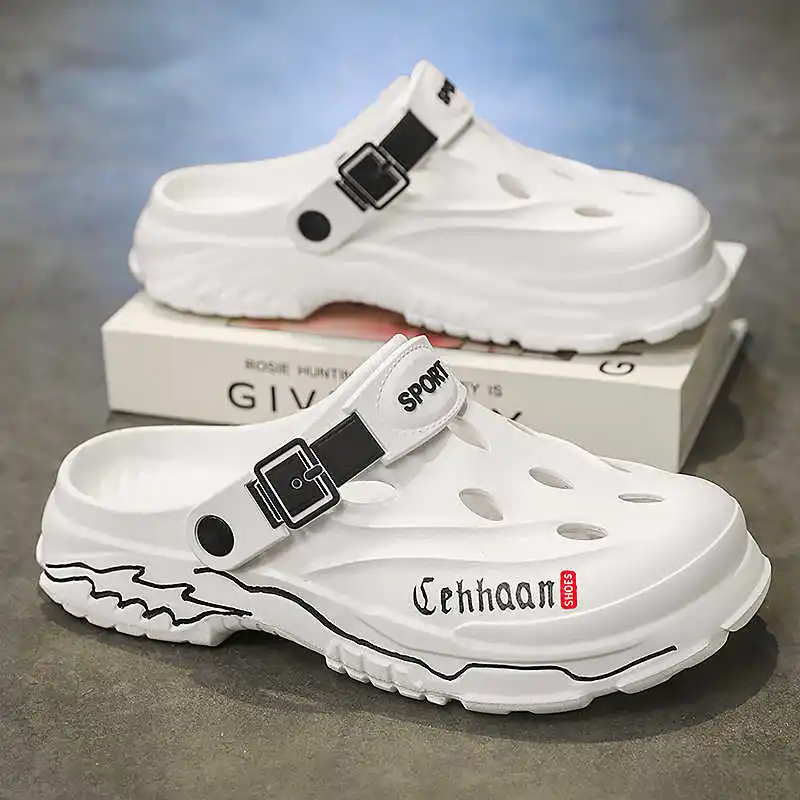 Round Toe Summer Men's Brand Sandals Water Slippers For Men Sneakers Shoes Sport Famous Shose Sneacker Sneachers Sho