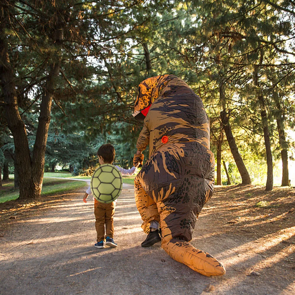 

4Pcs Turtle Shell Cosplay Props Halloween Party Costume Eva Kids Stage Performance Role Play Turtle Shells Performance Costume