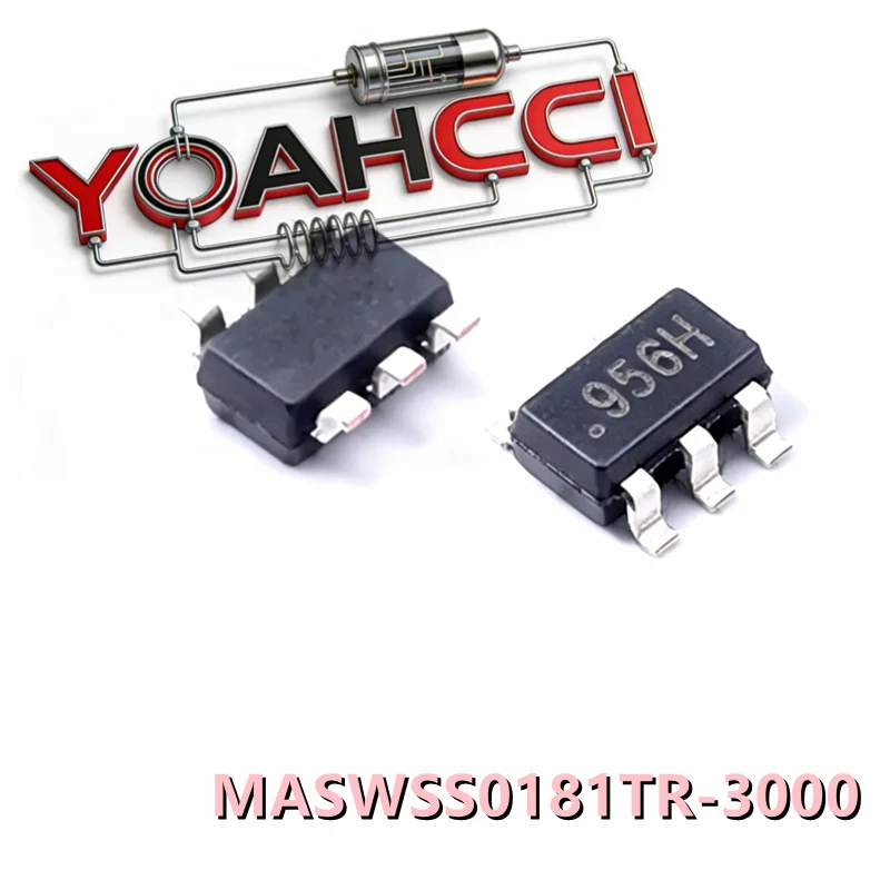 MASWSS0181TR-3000 (2-10piees) SOT-26 SPDT 2.5 V High Power Switch DC - 3.0 GHz IC ,Original In Stock