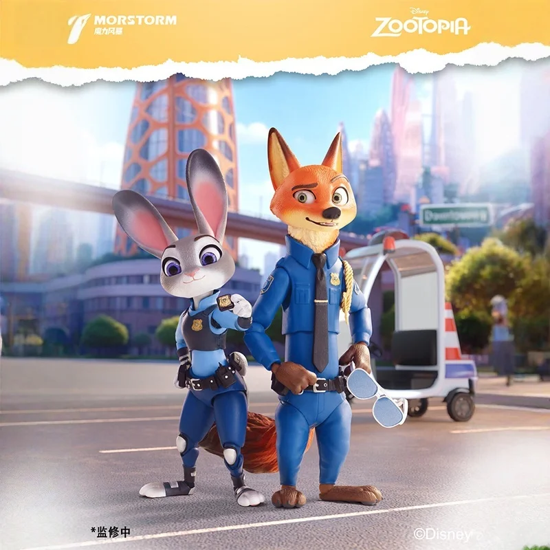 

Новый оригинальный Zootopia2 Disney Anime Judy & Nick Blind Box, подвижный набор фигурок, мини-статуя, декор для рабочего стола, коллекционная игрушка на день рождения, подарок