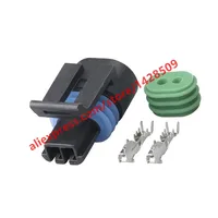 Conector de Sensor hembra Delphi GM, 2 pines, 12162193, 1 Juego