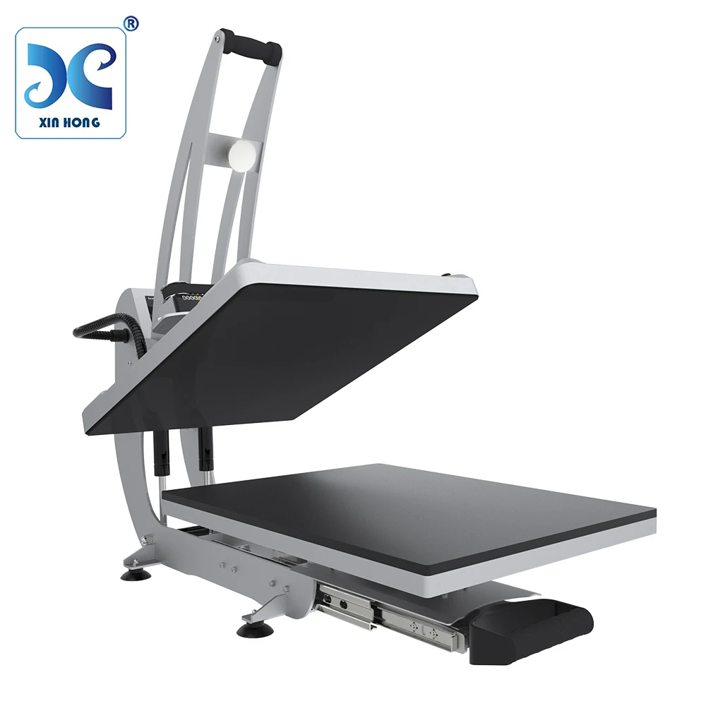 Pressa di calore per magliette a sublimazione semiautomatica economica di prima qualità in vendita