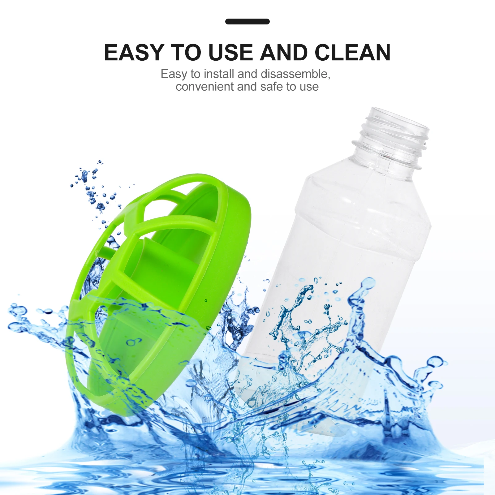 

1pc Auto Water Bowl for Pets Reptiles Durable Odorless Material Indoor Outdoor Use Unique Design Non-Tip Install