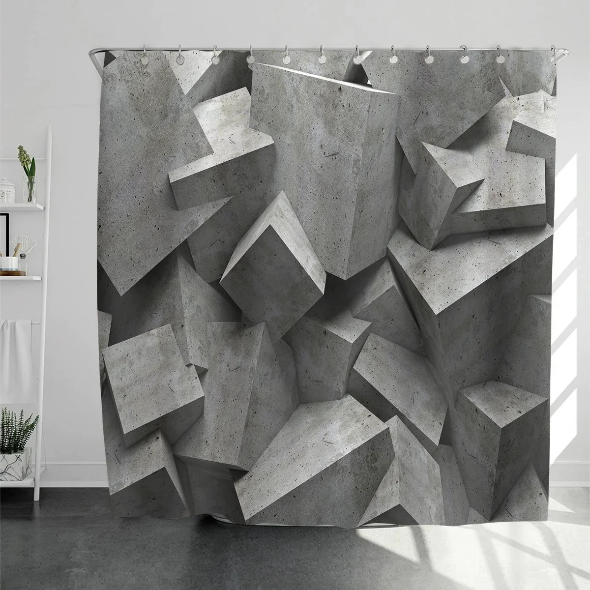 Metal Luxury Leaves Shower Curtain Vintage Wooden Washable Original Bathroom Curtains Colorful Energy Home Decor Douchegordijn