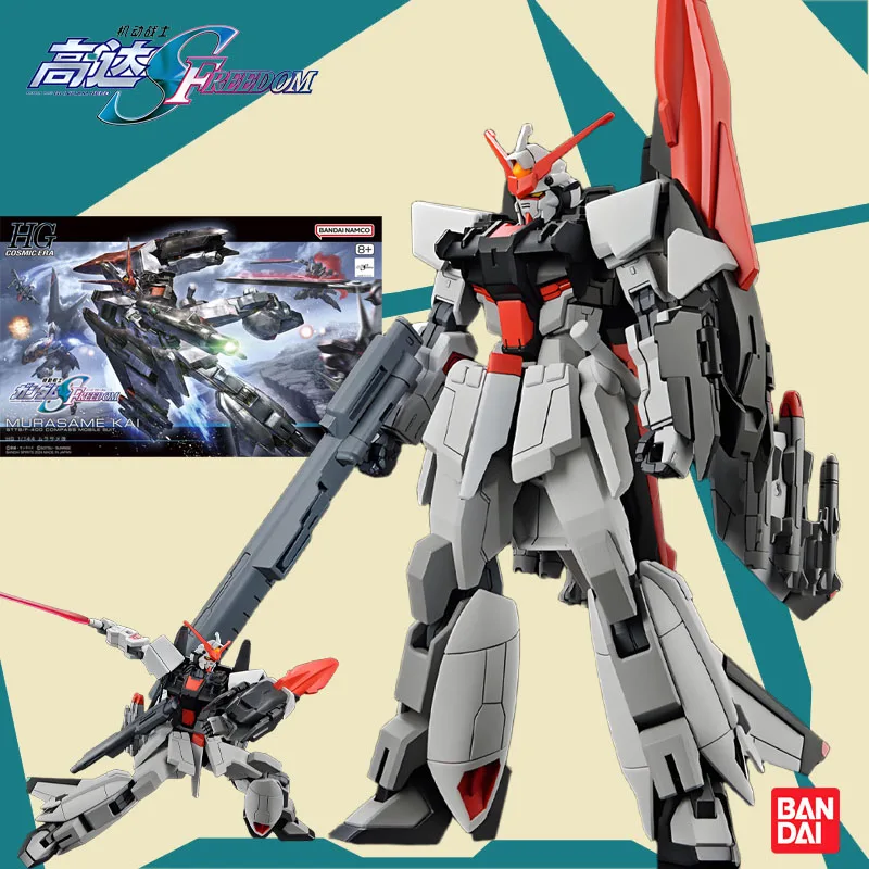 

Bandai HG 1/144 MURASAME KAI GUNDAM STTS/F-400COMPASS MOBILE SUIT Anime Action Figure Assembly Model Toys Boys Girls Kids Gift