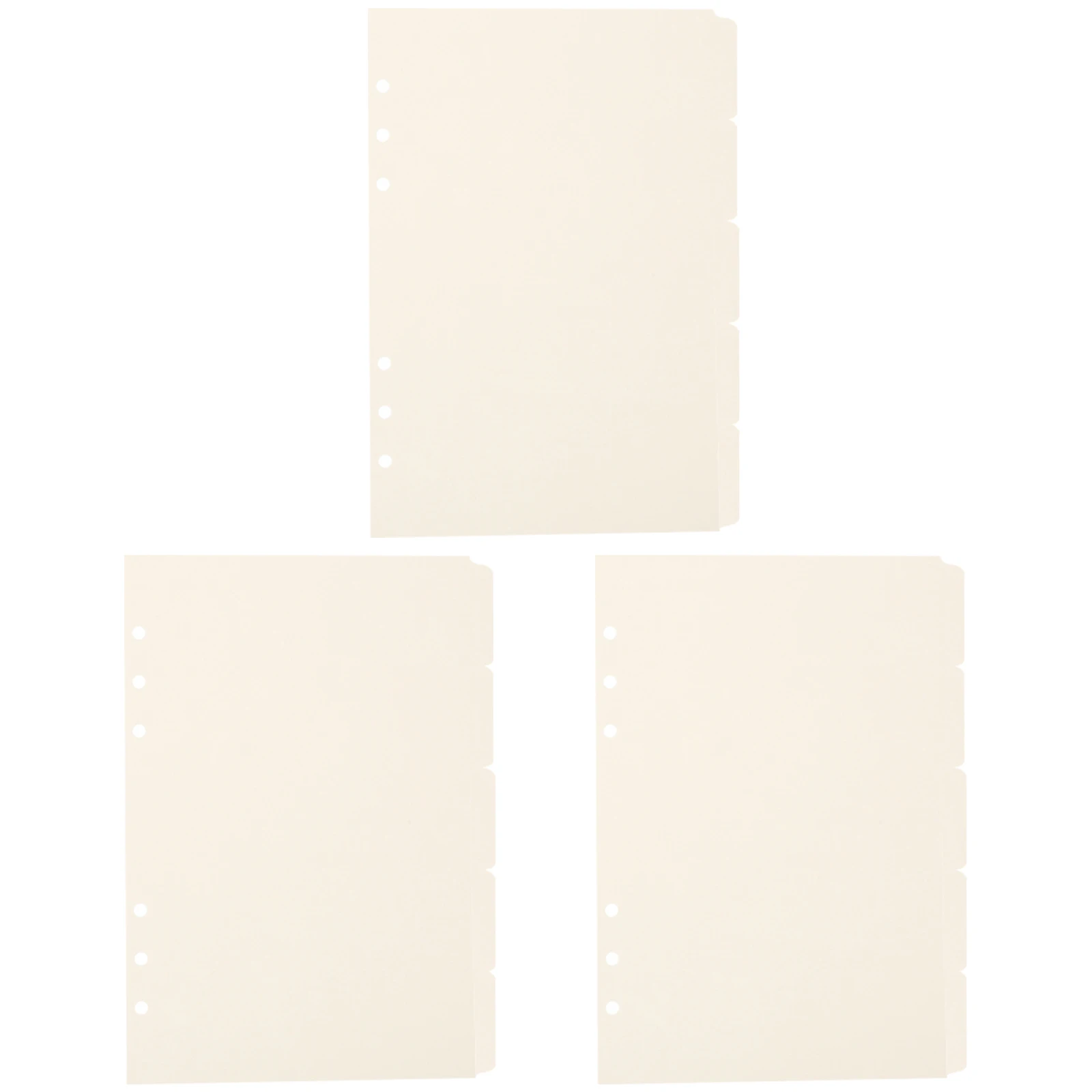 

15pcs A5 Index Dividers Tabs Page Separator Notebook Binder Organizers Writable Tab Paper Supplies