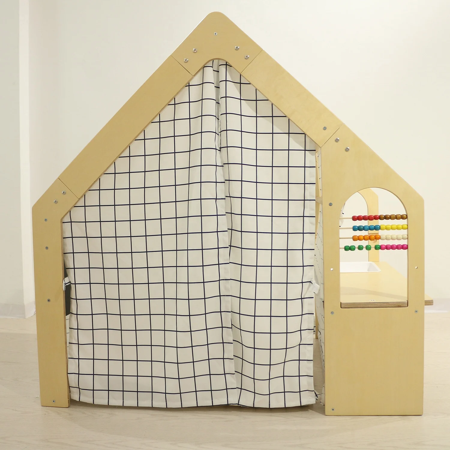 Factory Direct 2026 Children Playground Indoor Kids Study Table and Chair Tent House Playhouse for Kids