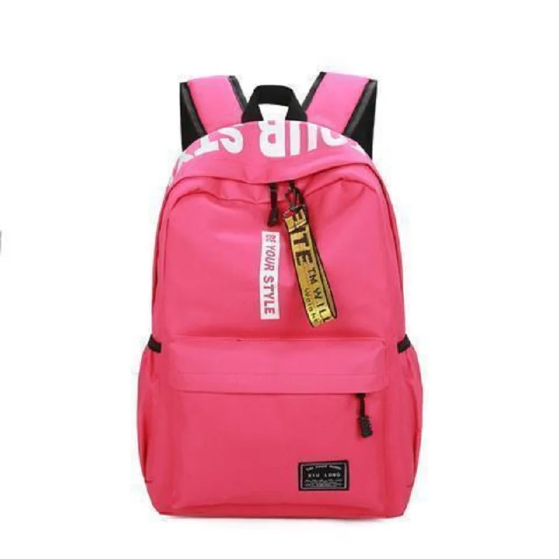 Fashion Large Capacity Backpack Campus Canvas Schoolbag