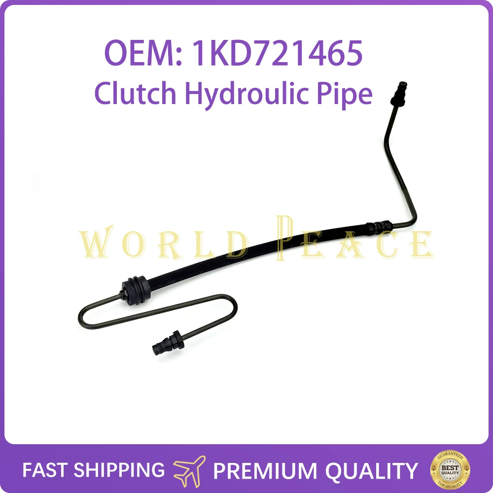 1KD721465 1K1721465BD, 1KD721465M Clutch Hydroulic Pipe 5-Speed For VW Beetle EOS Golf Jetta Scirocco AUDI A3 1K1721465 AM