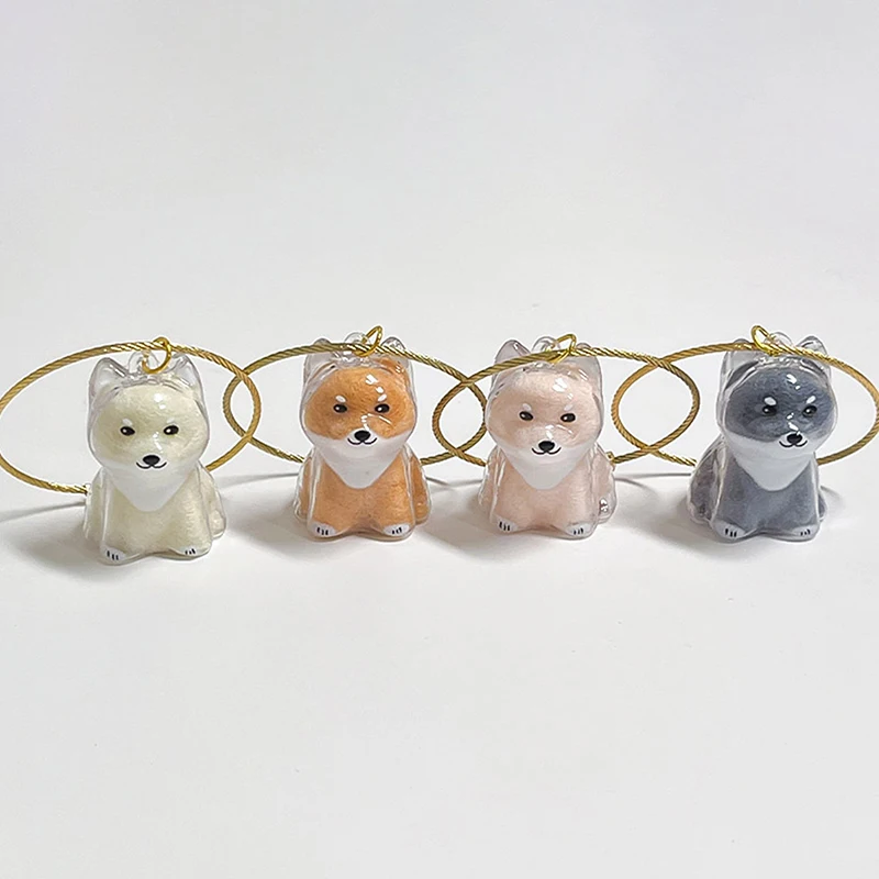 Transparent Dog Hair Storage Box Pendant Keychain Save Collect Pets Hair Storage Capsule Commemorate Gifts