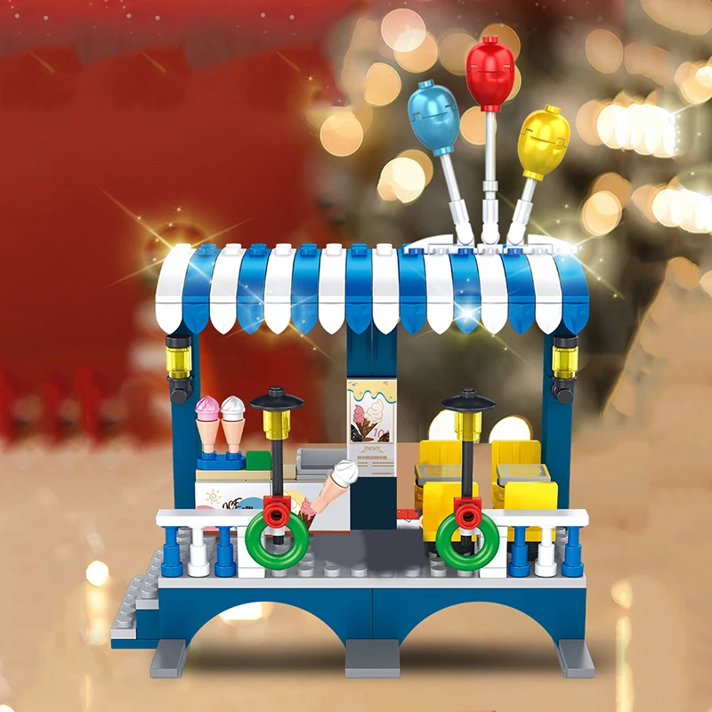 Technical City Power Sightseeing Train High-tech Railway Track Building Blocks Vehicle Assemble Brick Toy Gift For Kid Boy Adult