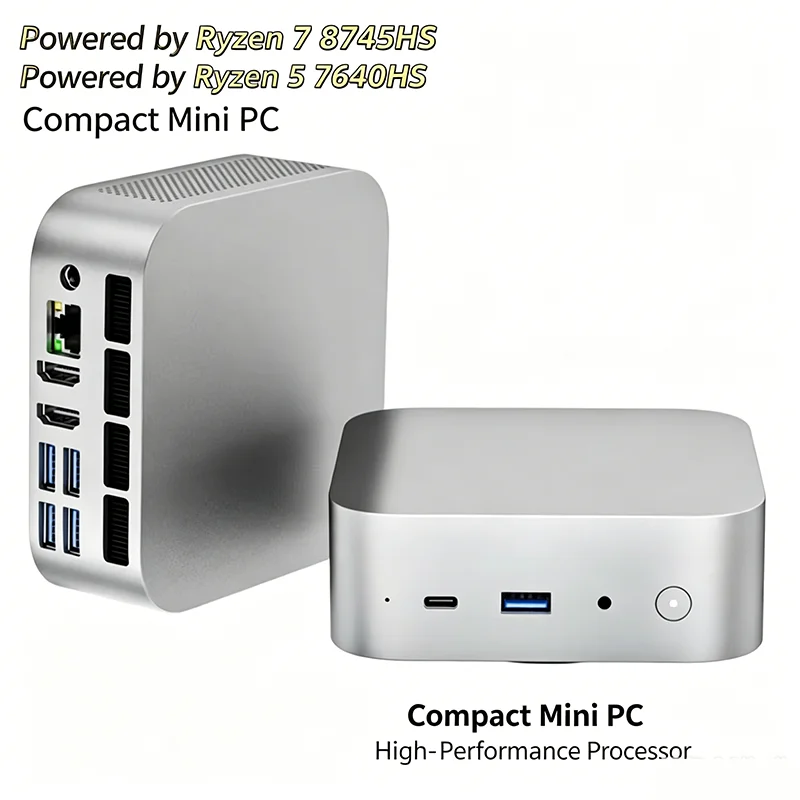 SZBOX S87 S76 AMD Ryzen 7 8745HS Ryzen 5 7640HS Mini PC Windows 11