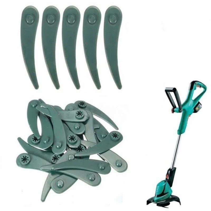 잔디 트리머 교체 플라스틱 블레이드, Bosch ART 26-18Li ART 23-18 Li 잔디 트리머 폴리머 블레이드 절단 시스템, 25 개