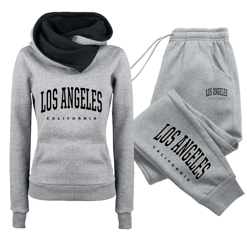 Autumn Winter Female Daily Casual Sports Outfit Women's Set/Hoodie/Pants 2026 Fashion Tracksuit Hooded Sweatshirt Sweatpants