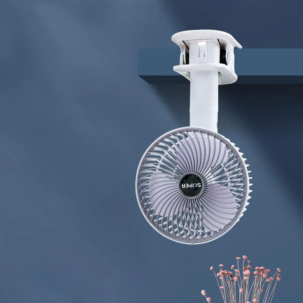 Portable Electric Fan Mini Fan Usb Fan Rechargeable Stand Fan Standing Fan Multi-Function Fan