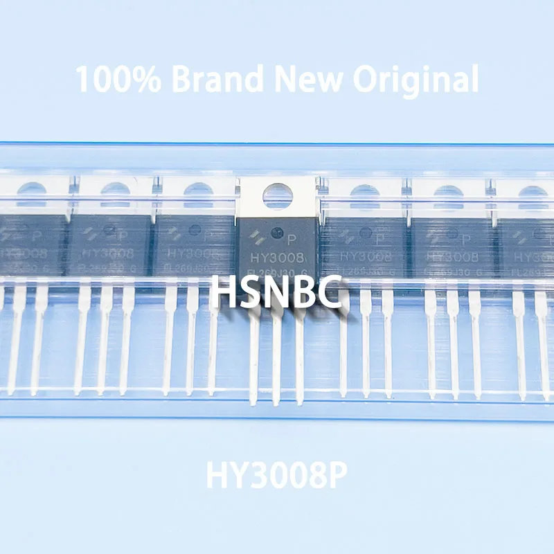 10Pcs/Lot HY3008P HY3008 TO-220 80V 100A MOSFET N-channel Power Transistor 100% New Original