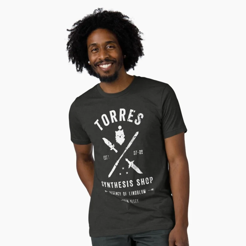 

Torres Synthesis Shop Final Fantasy Gift t shirt for men 90s Videogame graphic tee Y2K Clothes 100% cotton Large size Tops S-6XL