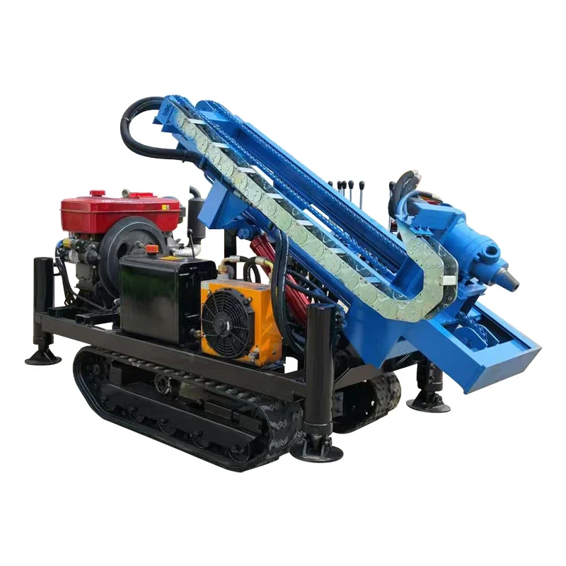 Multi-function Solar Frame 6m Post Crawler Solar Pile Driver Ramming Pounder Machine Pile Driver