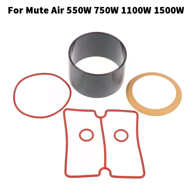Oil Free Vacuum Pump Repair Kit 1Set Cylinder Sleeve Piston Ring For Mute Air Compressor 550W To 1500W