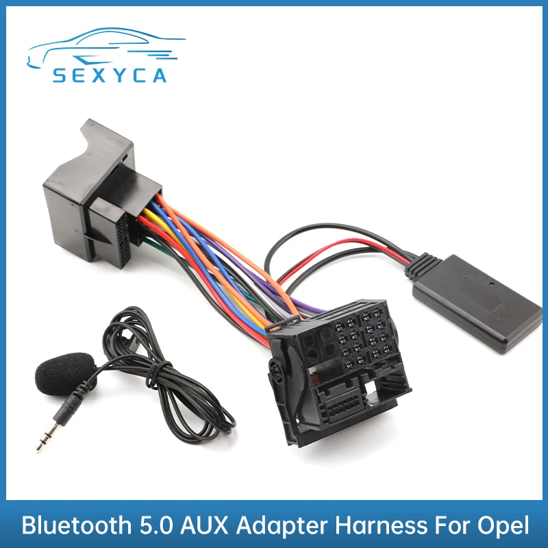 

NEW Car Bluetooth 5.0 Module Phone Call Handfree AUX IN Cable Adapter For OPEL CD30 CDC40 CD70 DVD90 Car Accessories