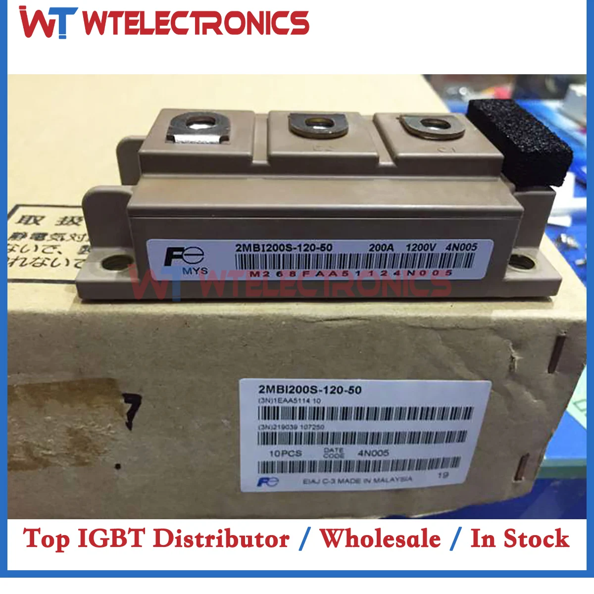 

Оригинальный модуль IGBT 2MBI200S-120-50 2MBI200S 120 50