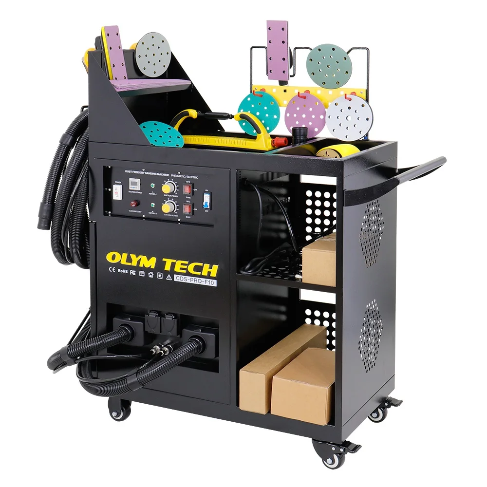 

Sanding Machine for Car Body Eccentric Random orbit Sander Pneumatic air Vacuum Cleaner