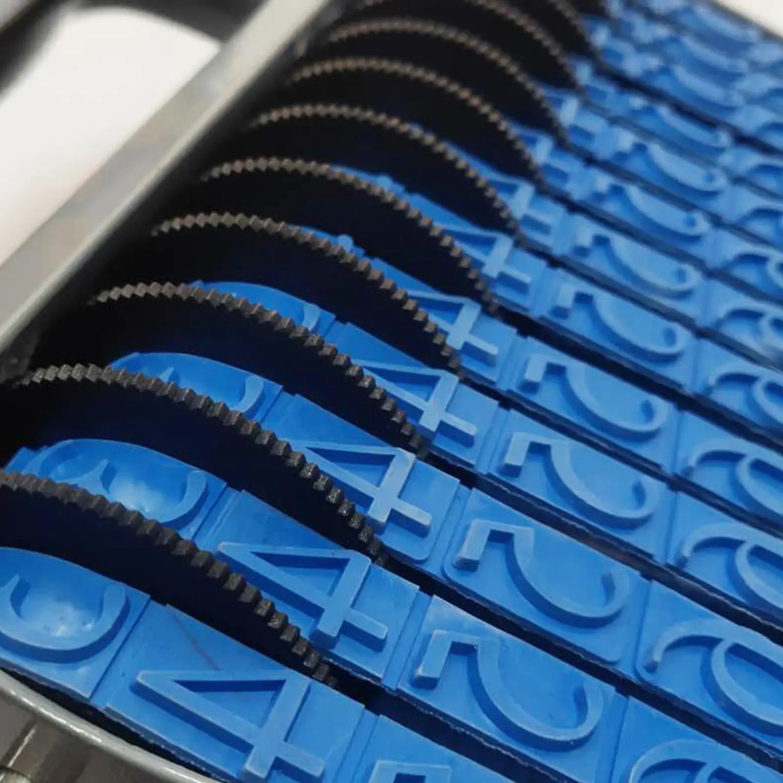 ختم رقم مطاطي مكون من 13 رقمًا، ختم ختم رقم العجلة المتدحرجة لوقت التقويم #5