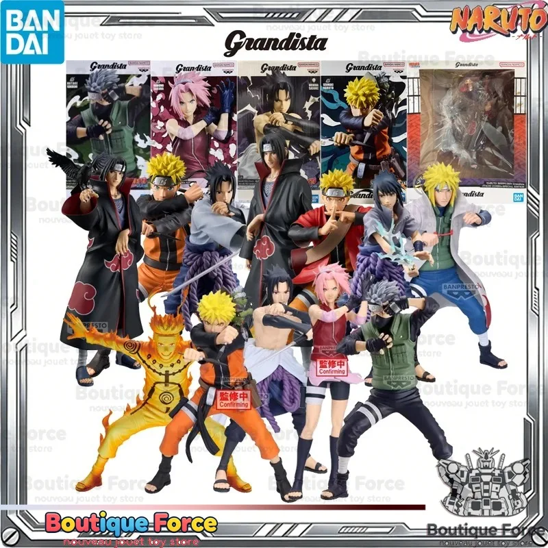 

Bandai Grandista NARUTO Hatake Kakashi Naruto Uzumaki Uchiha Itachi Sasuke Action Figure Toy Model Collectible Anime Gift