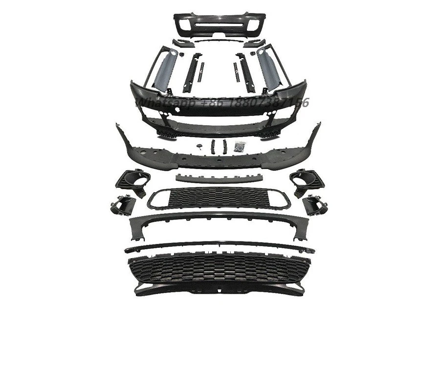 

R56 R55 Upgrade Jcw -GP Style Body Kit pp Material with Front Bumpers Front Lip Light Cover Side Skirts R55 R56 GP Style Car Kit