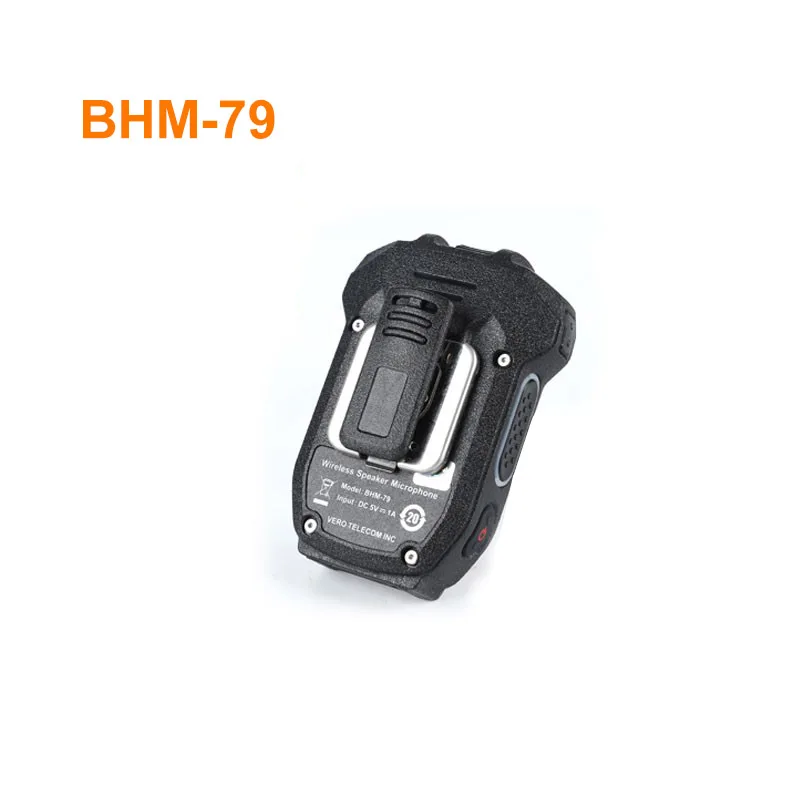 Micrófono VR-N76 BHM-79 micrófono Walkie Talkie inalámbrico Bluetooth micrófono de mano ligero para VR-N7500/N75/N76/N65