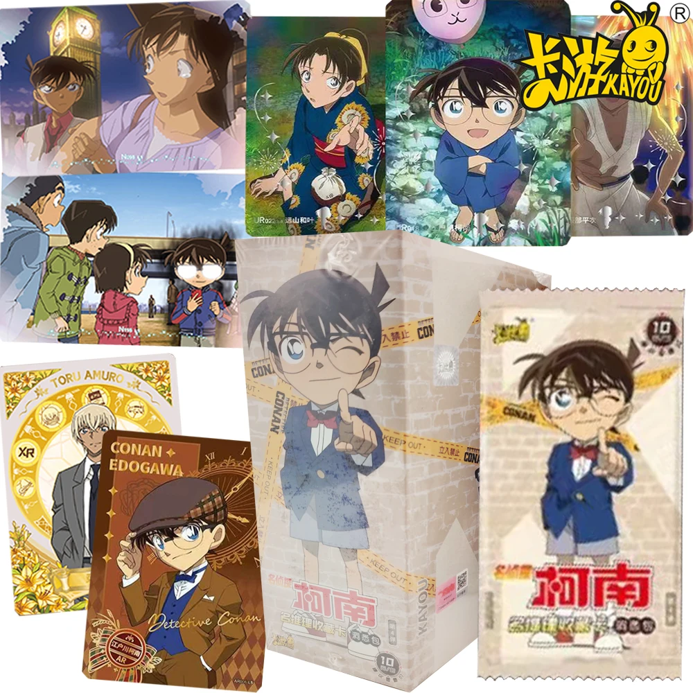 

Подлинные коллекционные карты KAYOU Detective Conan Mouri Ran Kudou Shinichi аниме главный герой редкие ограниченные карты периферийные подарки