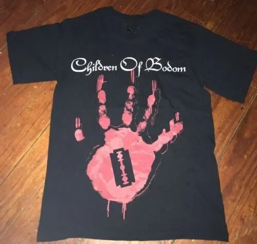 Vintage Children Of Bodom Music Band Short Sleeve Black Unisex S-234XL T-Shirt