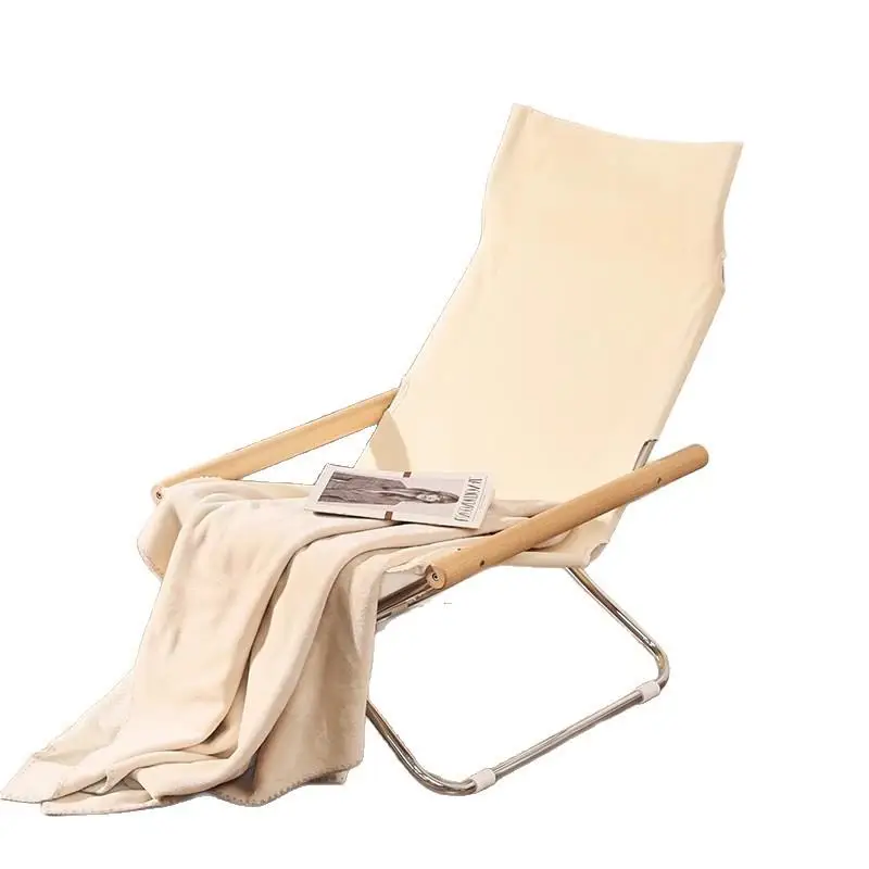 Simple modern recliner, office foldable sofa, living room balcony single leisure chair