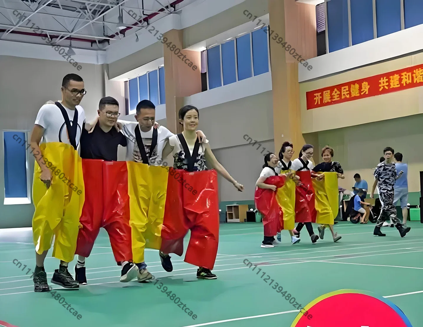 Cooperative Race Jumpsuit Multi-person Team Game Clothes for Outdoor Fun Sports Parent-child Events & Expansion Training