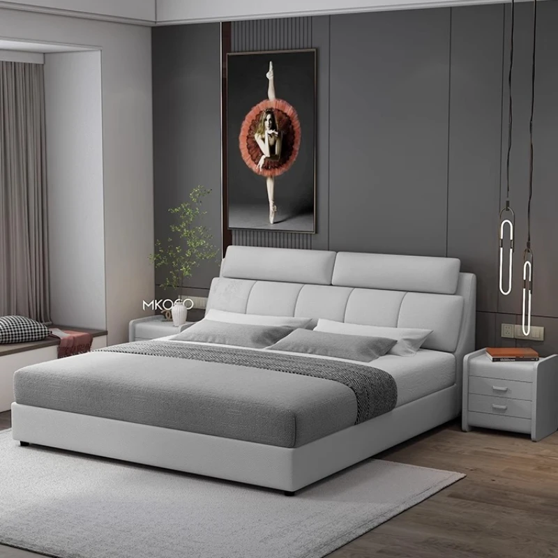 

Classic Aesthetics Beds Design Japanese European Storage Nordic Safe Designer Modern Beds Double Luxury Muebles Home Furniture