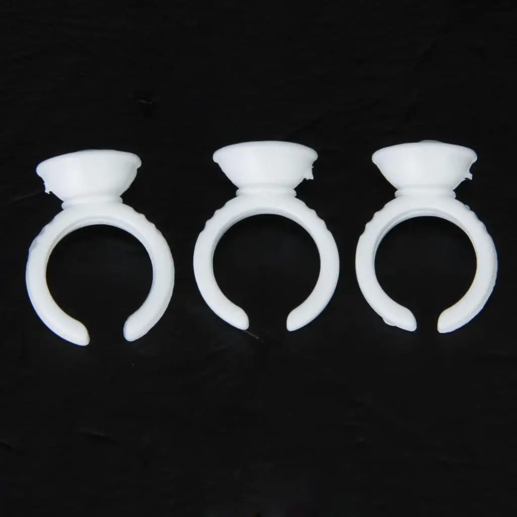 Plastic wegwerp wimperhouder ringlijm pallet wimperproducten voor wimperlifting verven en krultangset