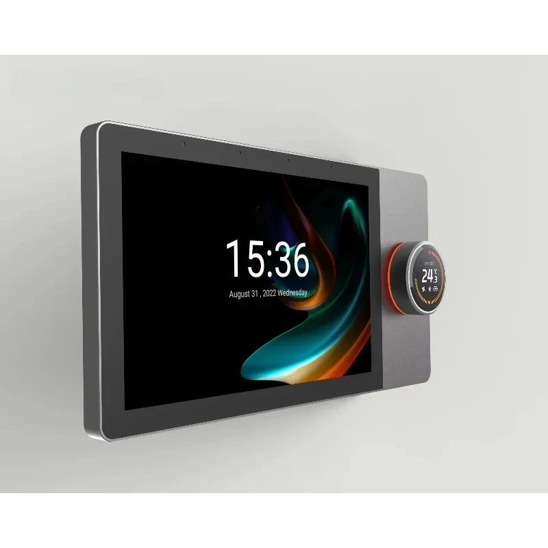 Automation System with Inch Knob LCD - Hot Selling Control Panel Featuring OS App Background Home