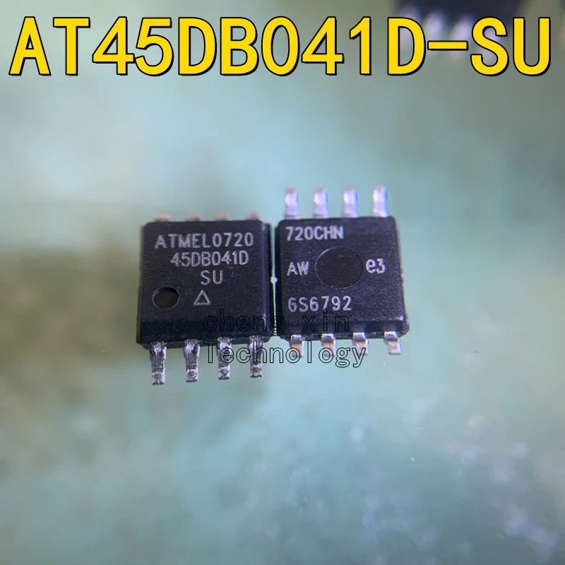 5PCS/LOT AT45DB041D-SU  SOP-8 New and Original silkscreen:45DB041D 4M X 1 FLASH 2.7V PROM, 8 Pin Plastic SOP