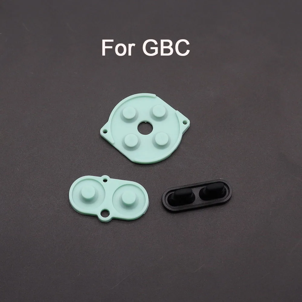 1 Set Rubber Conductive Buttons For Game Boy Classic GB GBA GBC GBP GBA SP GBM Silicone pad Keypad A-B D-pad button - view 4