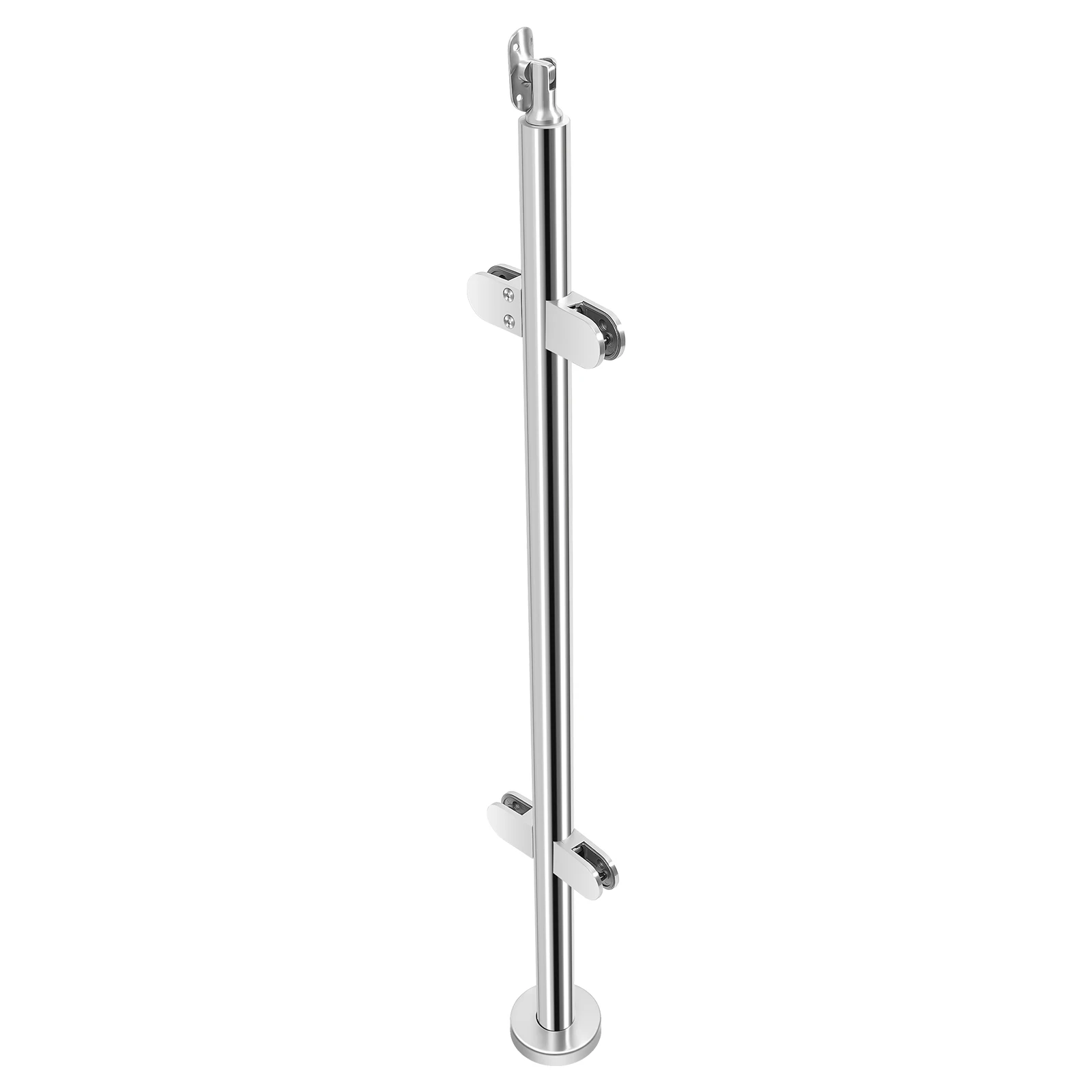 Stainless Steel Railing 110cm Center Column (316 Material with Top Seat) Safety Protection Fence Pole Handrail