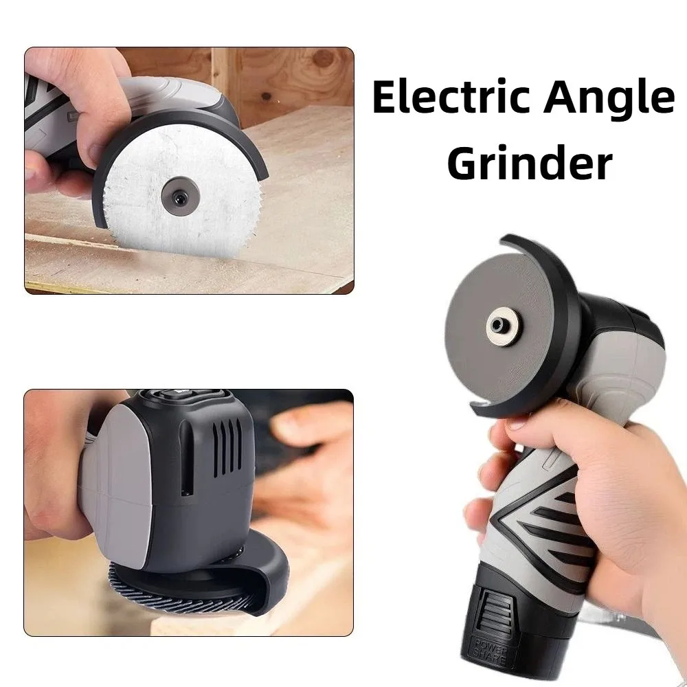 

Cordless Design Electric Angle Grinder Protective Guard Compact Cordless Angle Grinder Tool One-touch Control Switch