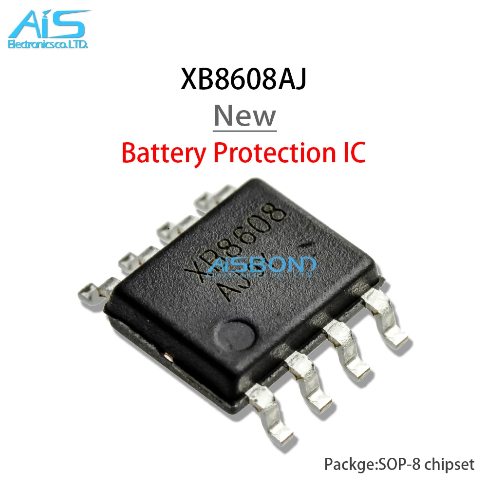 10Pcs/Lot XB8886A XB8887A XB8089D XB8089G XB8789D 8608AJ 8608A SOP8 Integrated Single Lithium Battery Charging Protection IC