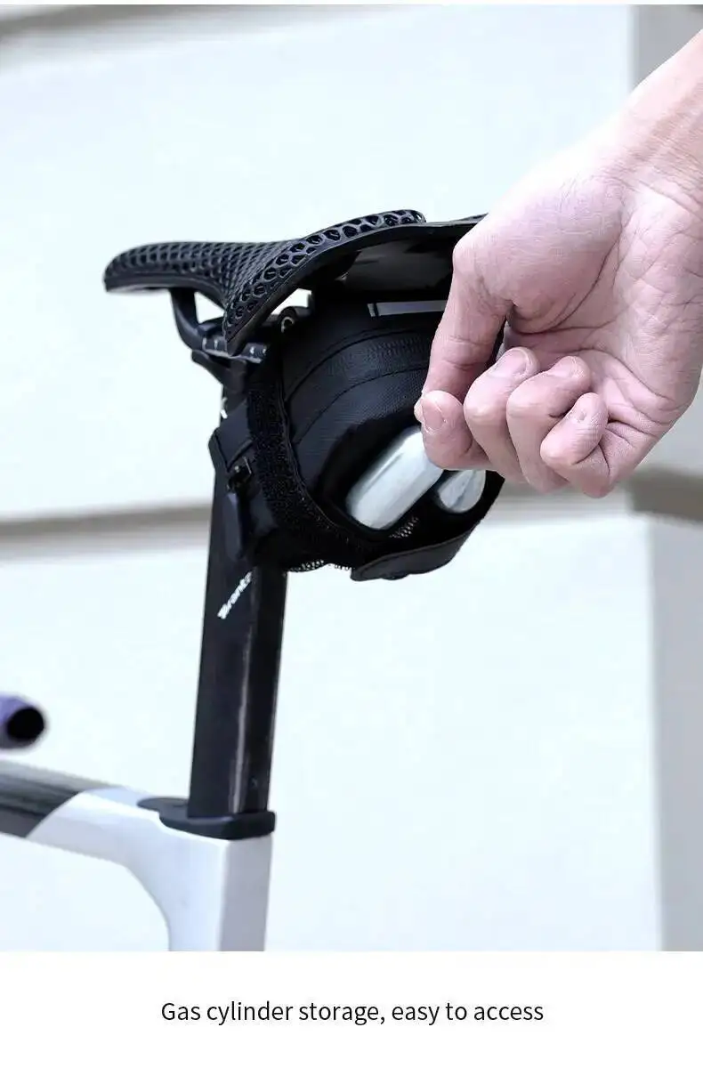 ESLNF Wasserdichte Fahrradtasche für Mountainbike und Rennrad, Satteltasche für Werkzeuge – Detail 4