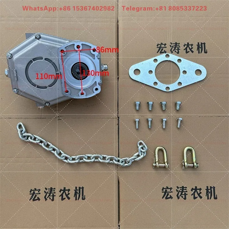 The rear power take-off shaft of the tractor is quickly disassembled and assembled with oil pump gearbox assembly