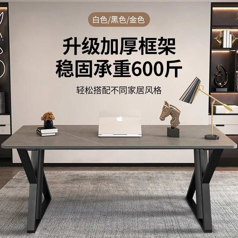 

Rock slab desk bracket desk legs computer desk large slab workbench table tripod light luxury marble tile base