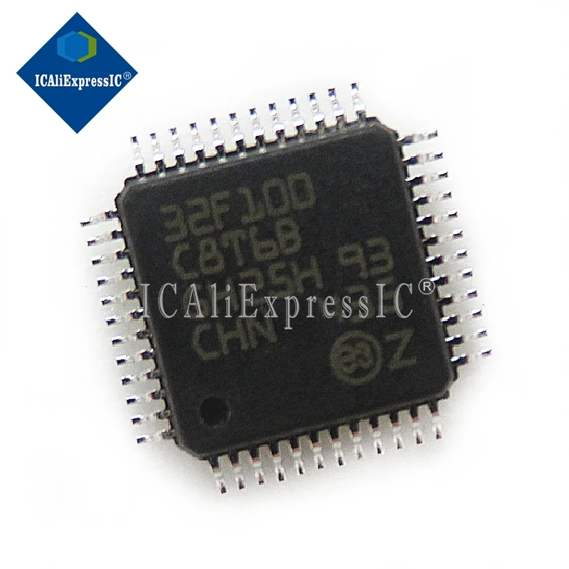 5PCS STM32F100C8T6B STM32F100 LQFP-48