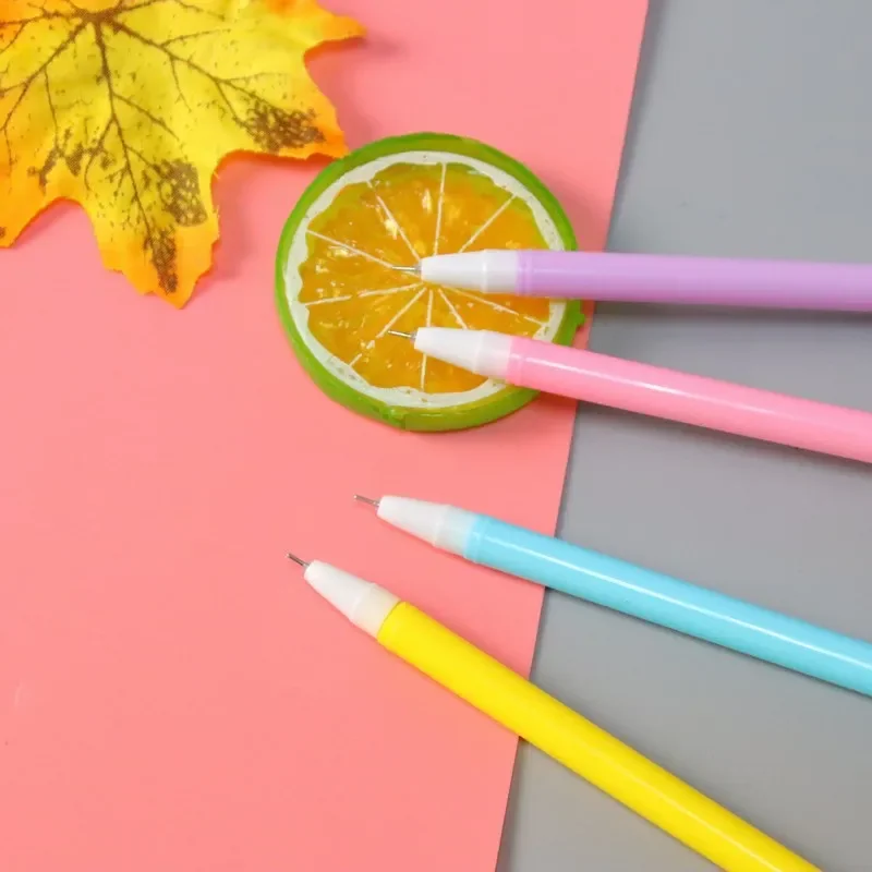 50PCS High Beauty Rattle Drum Cartoon Stationery Student Writing Tool Water Pen