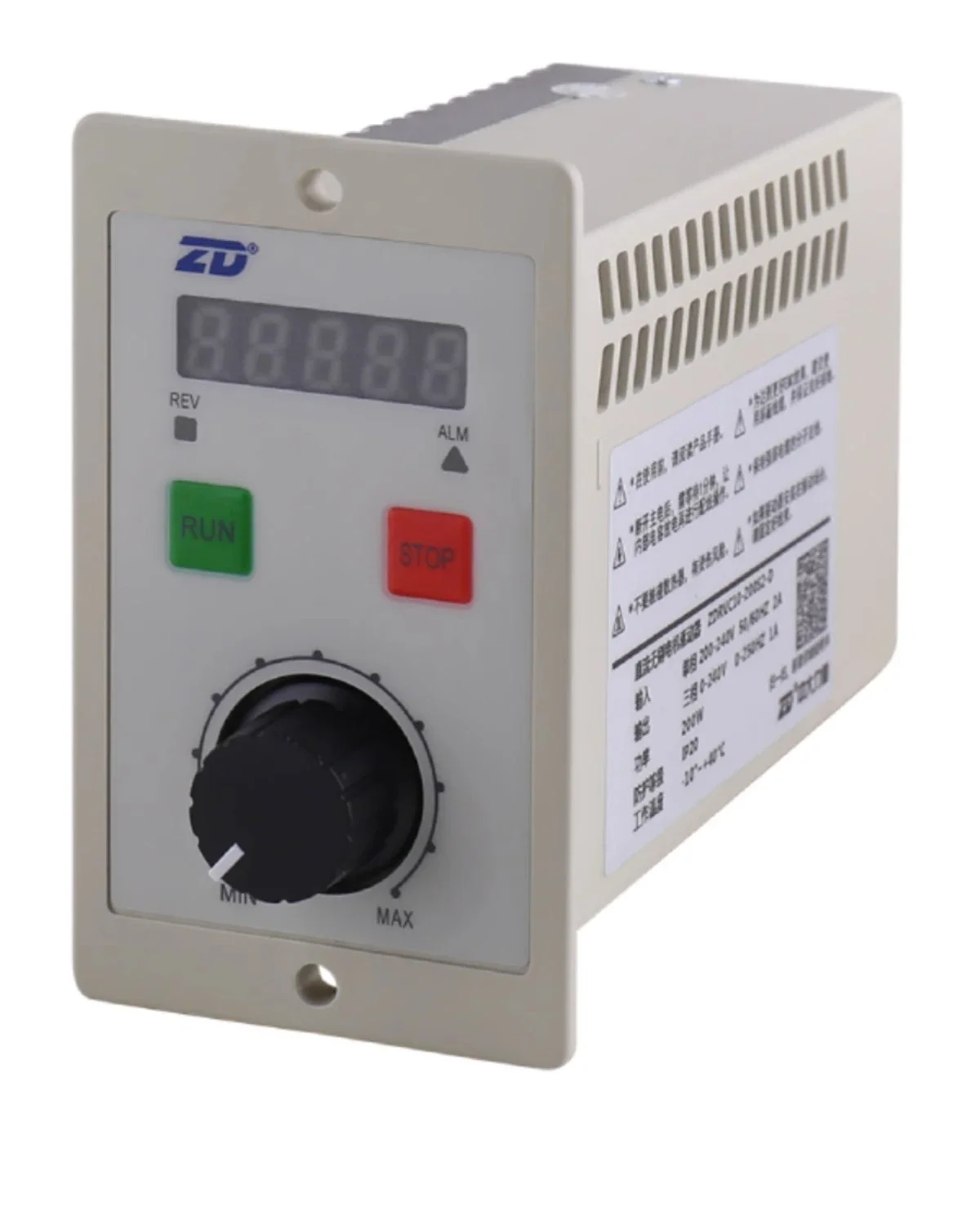 ZD Zhongli Dede Panel Mounted High Voltage Brushless Driver ZDRV C20-200S2-DR/C10/C13 series